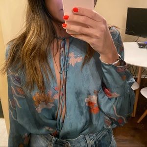 Zara Satin Blouse